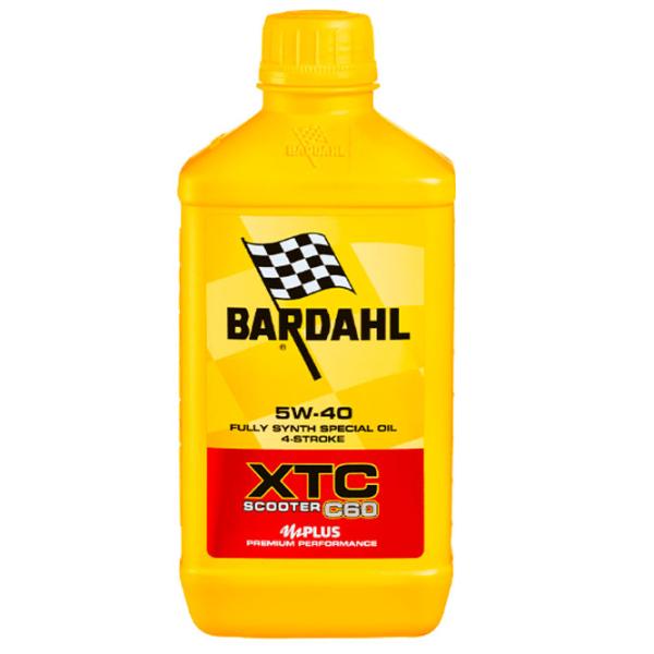 Моторное масло Bardahl 5W-40 XTC C60 Scooter 5W-40 1 л синтетическое photo 1