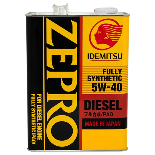 Моторное масло Idemitsu Zepro Fully Synthetic CF 5W-40 5W-40 4 л синтетическое photo 1