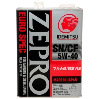 Ulei de motor Idemitsu Zepro Euro Spec SN/ CF 5W-40 5W-40 4 l sintetic