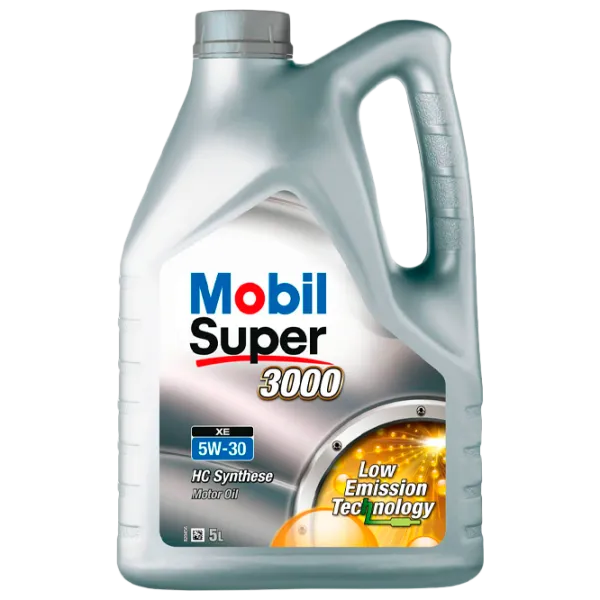 Моторное масло Mobil Super 3000 XE 5W-30 5W-30 5 л синтетическое photo 1