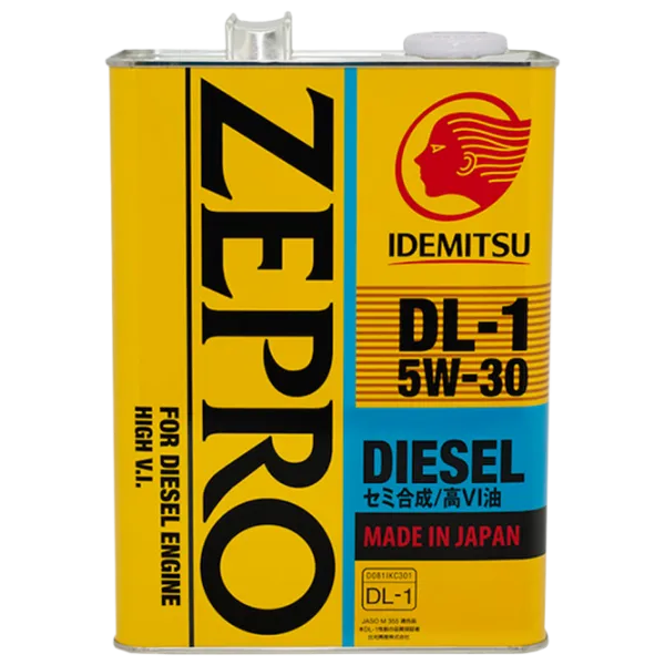Ulei de motor Idemitsu Zepro Diesel DL-1 5W-30 5W-30 4 l semisintetic photo 1 Ulei de motor Idemitsu Zepro Diesel DL-1 5W-30 5W-30 4 l semisintetic photo 1