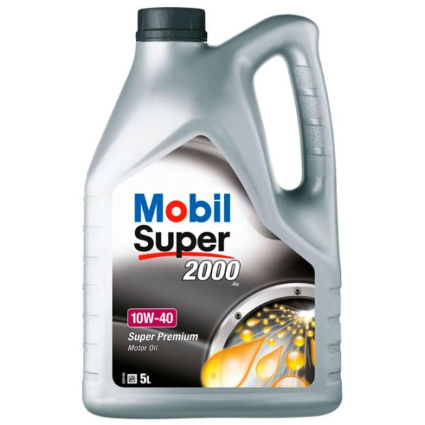 Ulei de motor Mobil 10W40 Super 2000 X1 10W-40 5 l semisintetic photo 1