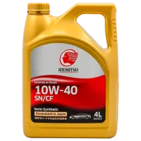 Моторное масло Idemitsu SN/ CF 10W-40 10W-40 4 л полусинтетическое