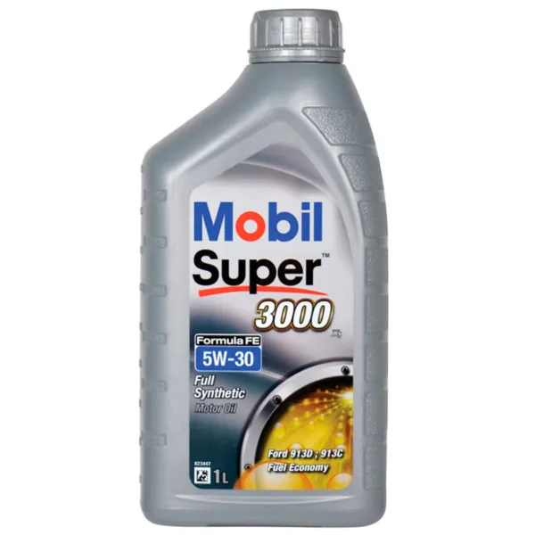 Моторное масло Mobil 5W30 Super 3000 X1 Formula FE 5W-30 1 л синтетическое photo 1