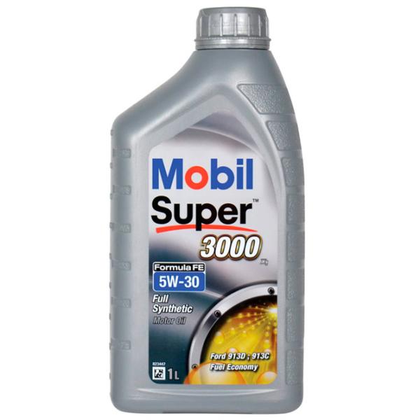 Моторное масло Mobil 5W30 Super 3000 X1 Formula FE 5W-30 1 л синтетическое photo 1