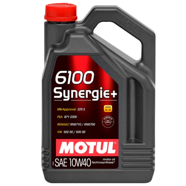 Ulei de motor Motul 6100 Synergie+ 10W40 10W-40 5 l semisintetic photo 1