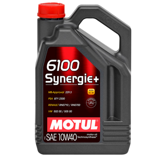 Ulei de motor Motul 6100 Synergie+ 10W40 10W-40 5 l semisintetic photo 1