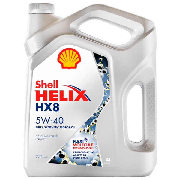 Ulei de motor Shell Helix HX8 Synthetic 5W-40 5W-40 4 l sintetic photo 1