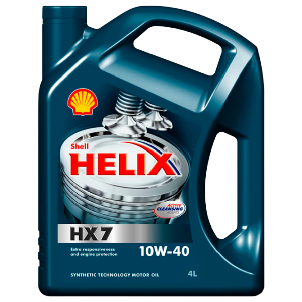 Ulei de motor Shell Helix HX7 Diesel 10W-40 10W-40 4 l semisintetic photo 1