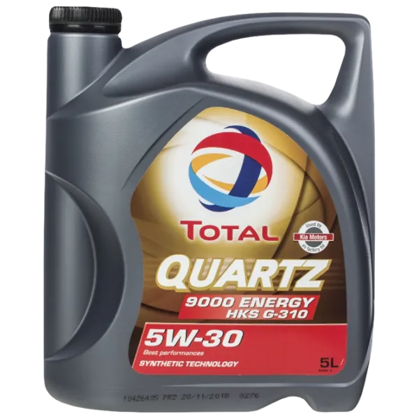 Моторное масло Total Quartz 9000 Energy HKS 5W-30 5W-30 5 л синтетическое photo 1