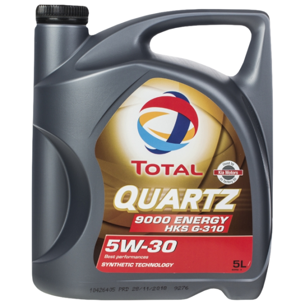 Моторное масло Total Quartz 9000 Energy HKS 5W-30 5W-30 5 л синтетическое photo 1
