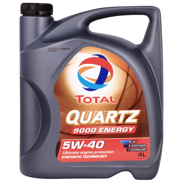 Моторное масло Total Quartz 9000 Energy 5W-40 5W-40 4 л синтетическое photo 1