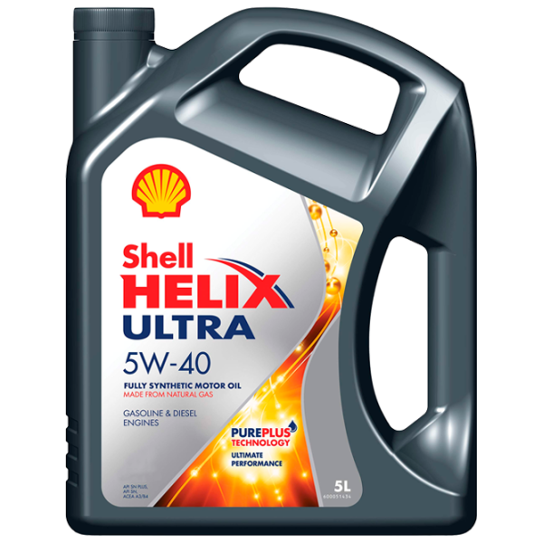 Моторное масло Shell Helix Ultra 5W-40 5W-40 4 л синтетическое photo 1
