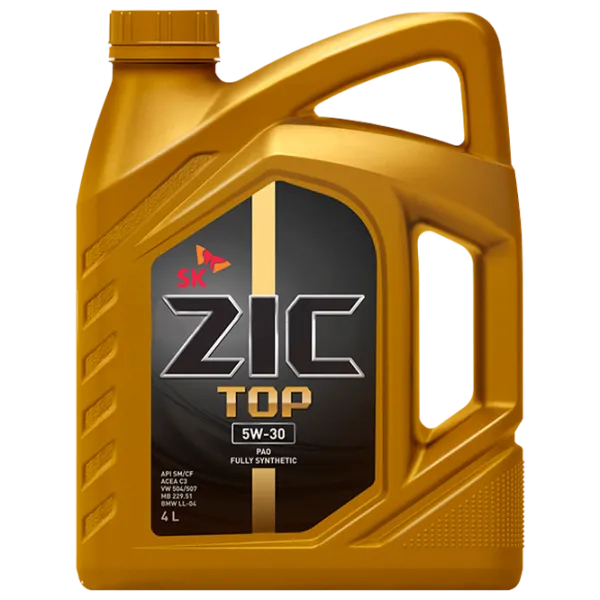Моторное масло ZIC Top 5W-30 5W-30 4 л синтетическое photo 1