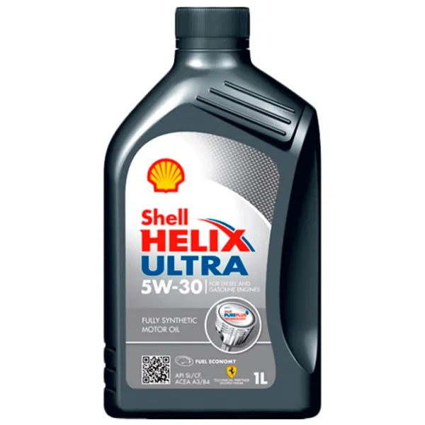 Моторное масло Shell 5W-30 Helix Ultra 5W-30 1 л синтетическое photo 1