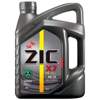 Ulei de motor ZIC 0W-20 X7 FE 0W-20 4 l sintetic