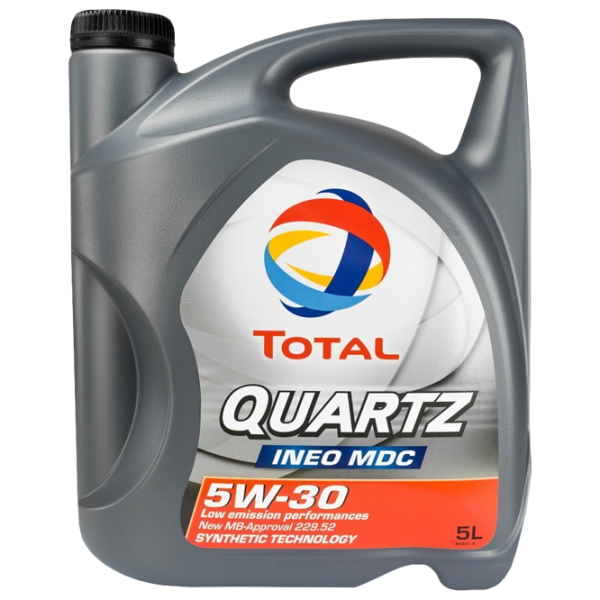 Моторное масло Total Quartz Ineo MDC 5W-30 5W-30 5 л синтетическое photo 1