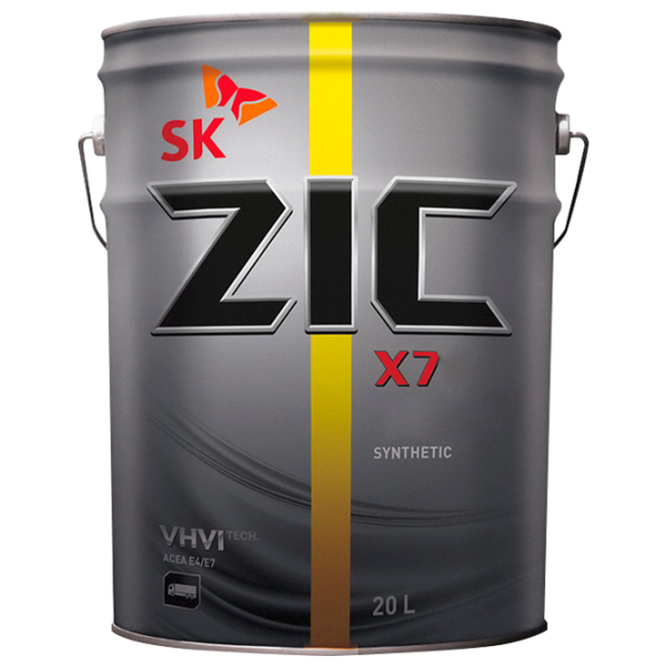 Ulei de motor ZIC X7 5W-40 5W-40 20 l sintetic photo 1