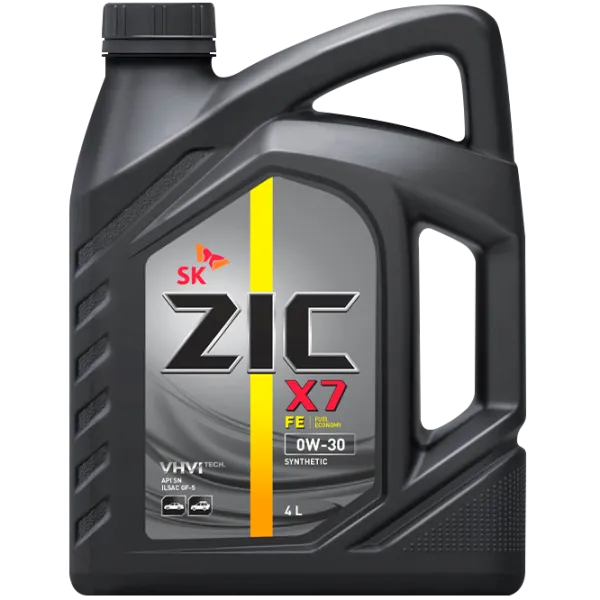 Ulei de motor ZIC X7 FE 0W-30 0W-30 4 l sintetic photo 1
