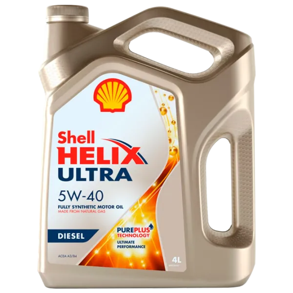 Моторное масло Shell Helix Diesel Ultra 5W-40 5W-40 4 л синтетическое photo 1