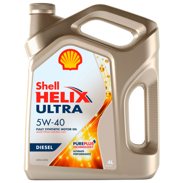 Моторное масло Shell Helix Diesel Ultra 5W-40 5W-40 4 л синтетическое photo 1