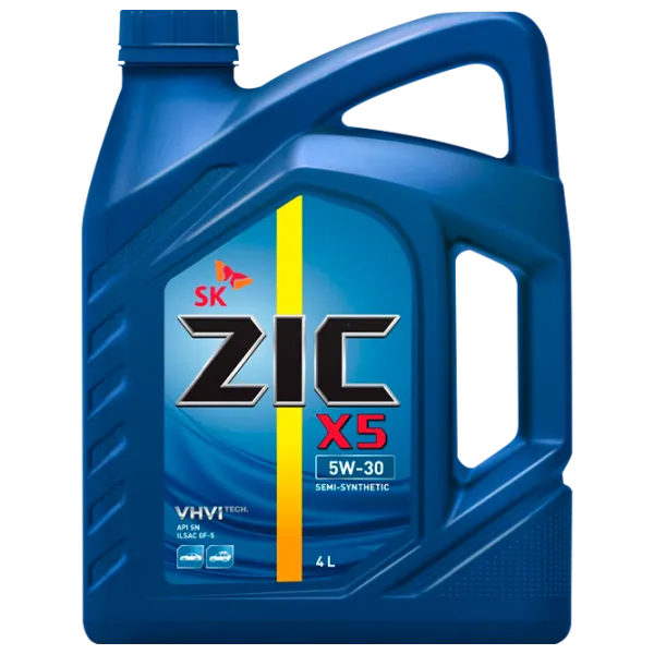 Ulei de motor ZIC X5 5W-30 5W-30 6 l semisintetic photo 1