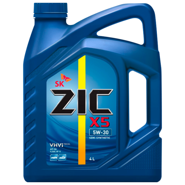 Ulei de motor ZIC X5 5W-30 5W-30 6 l semisintetic photo 1