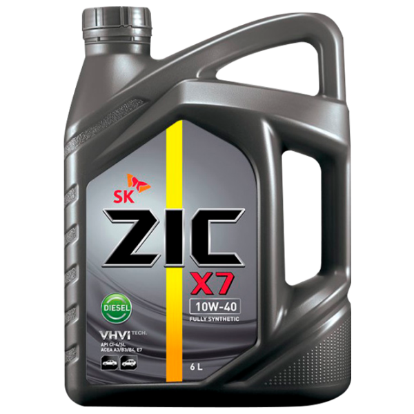 Ulei de motor ZIC X7 Diesel 10W-40 10W-40 6 l sintetic photo 1