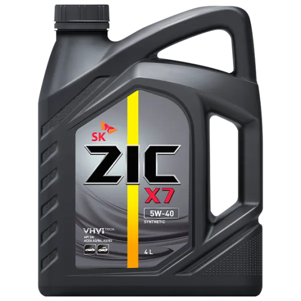 Ulei de motor ZIC X7 5W-40 5W-40 4 l sintetic photo 1