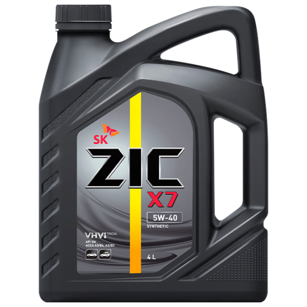Ulei de motor ZIC X7 5W-40 5W-40 4 l sintetic photo 1