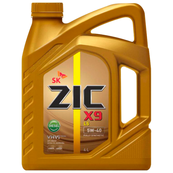Ulei de motor ZIC X9 Diesel LS 5W-40 5W-40 4 l sintetic photo 1
