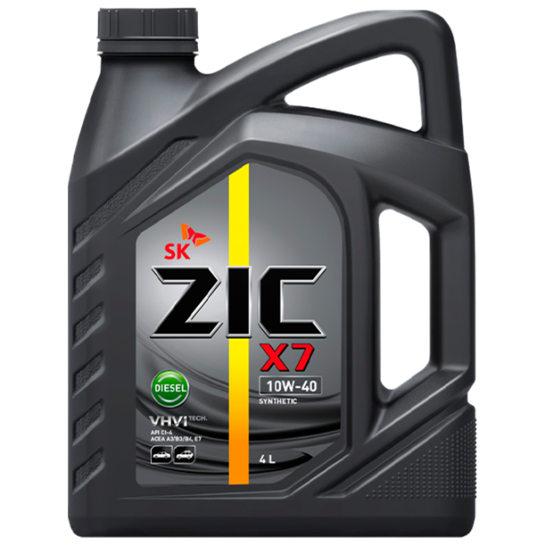 Ulei de motor ZIC X7 Diesel 10W-40 10W-40 4 l sintetic photo 1