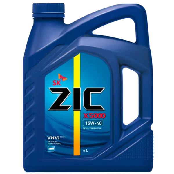 Ulei de motor ZIC X5000 10W-40 10W-40 6 l semisintetic photo 1