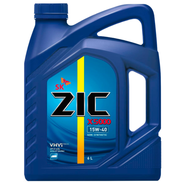 Ulei de motor ZIC X5000 10W-40 10W-40 6 l semisintetic photo 1