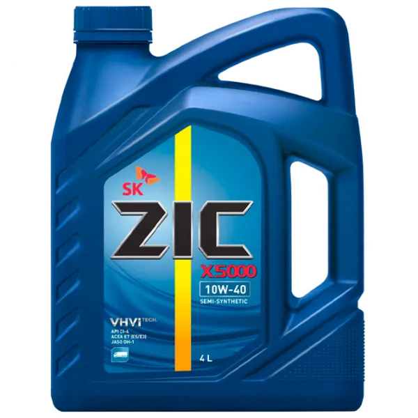 Ulei de motor ZIC X5000 10W-40 10W-40 4 l semisintetic photo 1