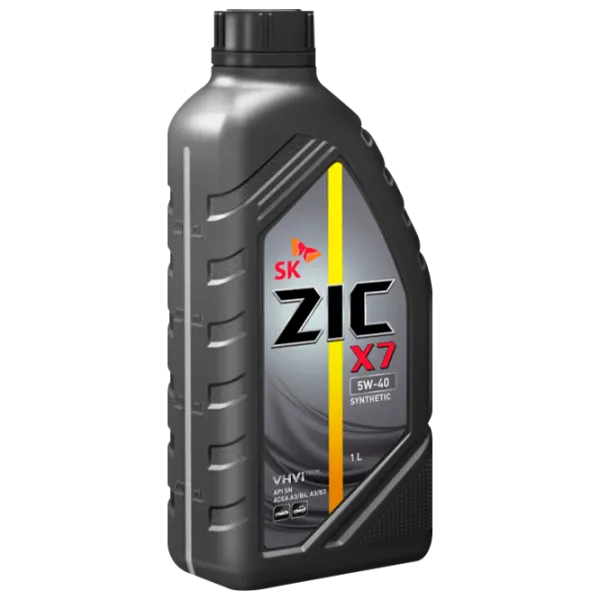 Моторное масло ZIC X7 5W-40 5W-40 1 л синтетическое photo 1