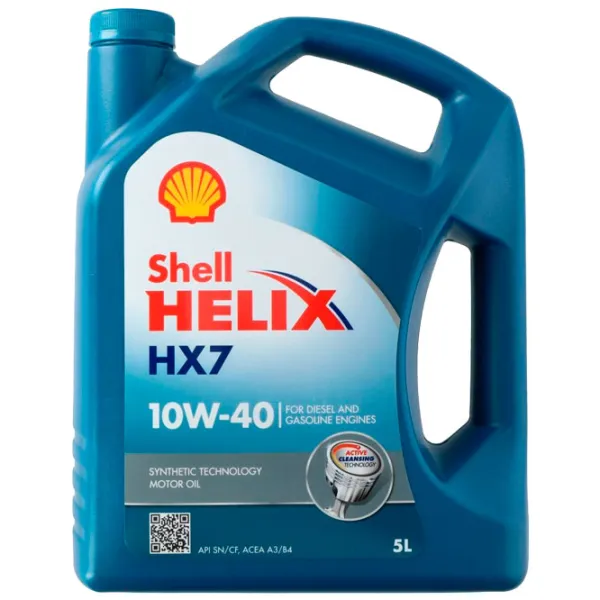 Ulei de motor Shell Helix HX7 10W-40 10W-40 5 l semisintetic photo 1