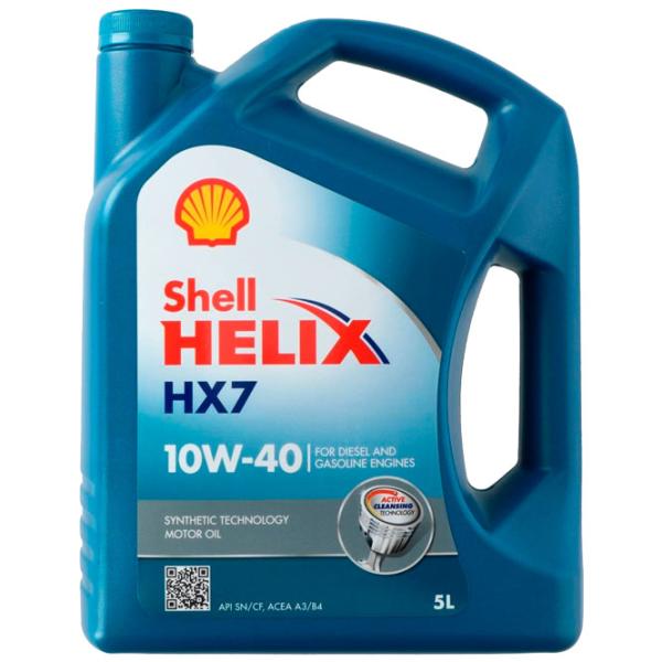 Ulei de motor Shell Helix HX7 10W-40 10W-40 5 l semisintetic photo 1