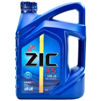 Моторное масло ZIC X5 LPG 10W-40 10W-40 4 л полусинтетическое