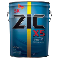 Моторное масло ZIC X5 Diesel 10W-40 10W-40 20 л полусинтетическое