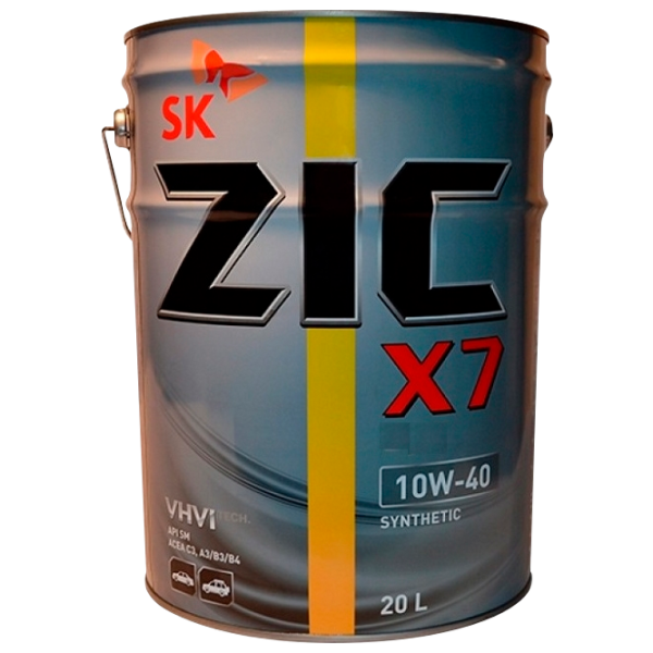 Моторное масло ZIC X7 10W-40 10W-40 синтетическое photo 1