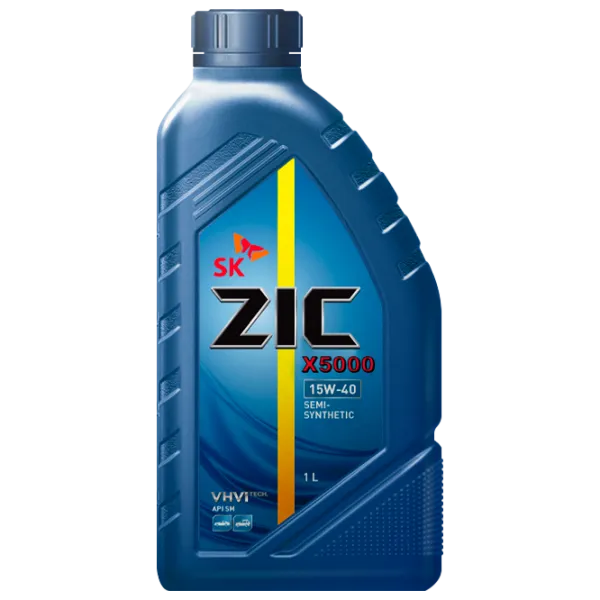 Ulei de motor ZIC X5000 10W-40 10W-40 1 l semisintetic photo 1