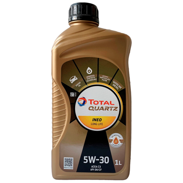 Моторное масло Total Quartz Ineo Long Life 5W-30 5W-30 1 л синтетическое photo 1