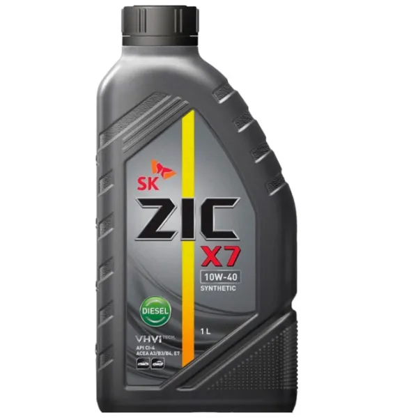 Ulei de motor ZIC 10W40 X7 10W-40 1 l sintetic photo 1