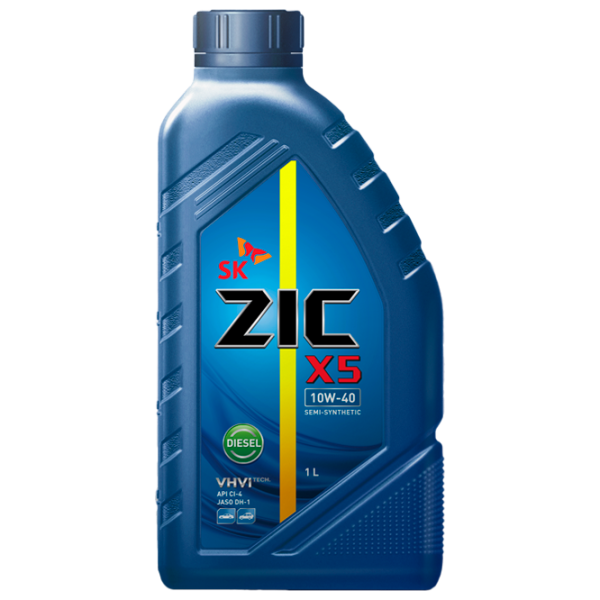 Ulei de motor ZIC X5 Diesel 10W-40 10W-40 1 l semisintetic photo 1