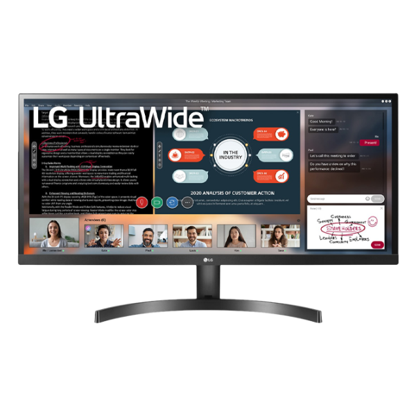 Монитор LG 34WL50S-B 34" Ultra WHD 75 Гц/ 5 мс/ Черный photo 1