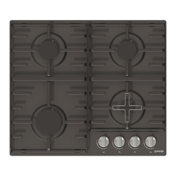 Plită Gorenje G 640 MB Gaz/ Black photo 1