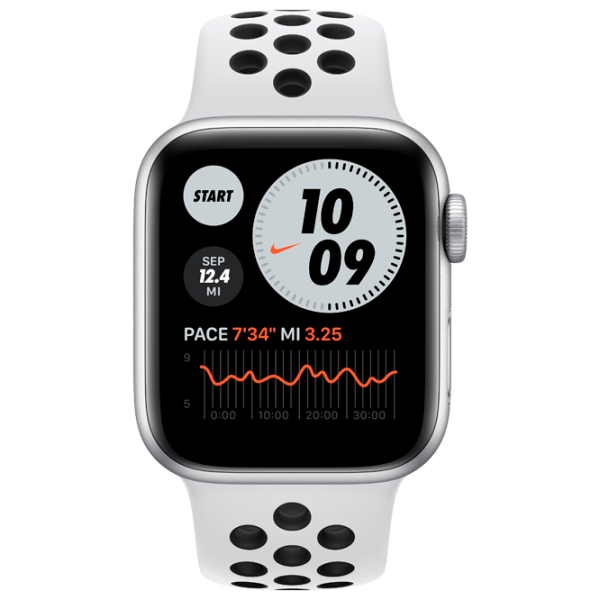 Умные часы Apple Watch SE Nike 1.78"/ MYYH2/ Pure Platinum Серебристый photo 1 Умные часы Apple Watch SE Nike 1.78"/ MYYH2/ Pure Platinum Серебристый photo 1