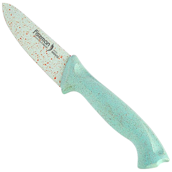 Кухонный нож Fissman 2343 MONTE Нержавеющая сталь/ Синий photo 1