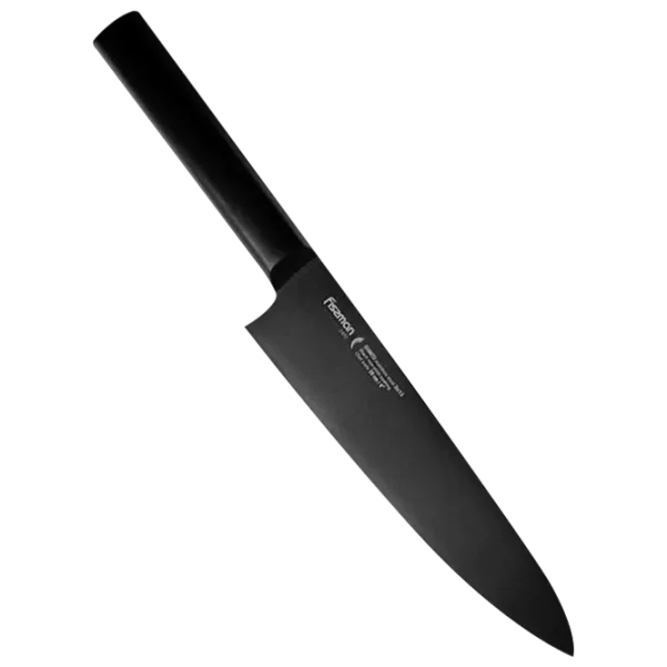 Кухонный нож Fissman 2430 SHINTO Нержавеющая сталь/ Пластик/ Черный photo 1